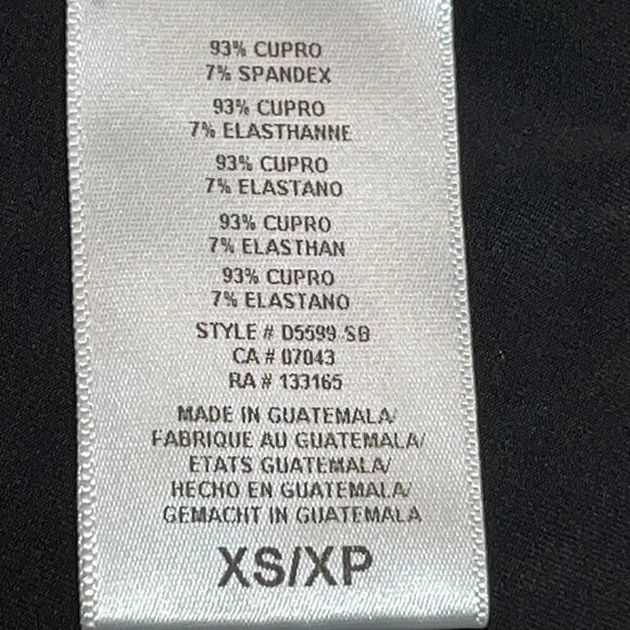 ANTHRO ANTHROPOLOGIE ERI + ALI Brielle Cupro V-Neck Black Boho Swing Dress - XS - Picture 11 of 12